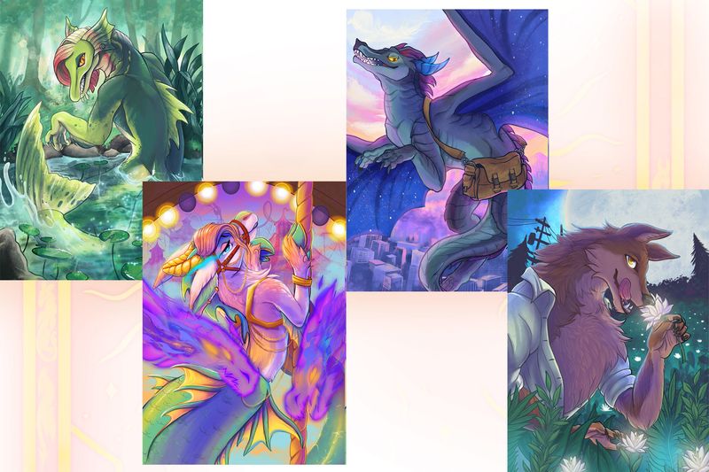 Character Prints 5x7"