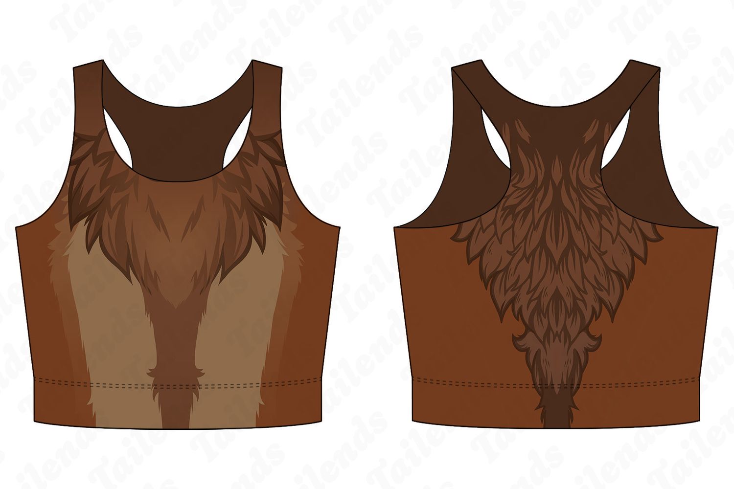 Cyrus the Werewolf - Racerback Crop