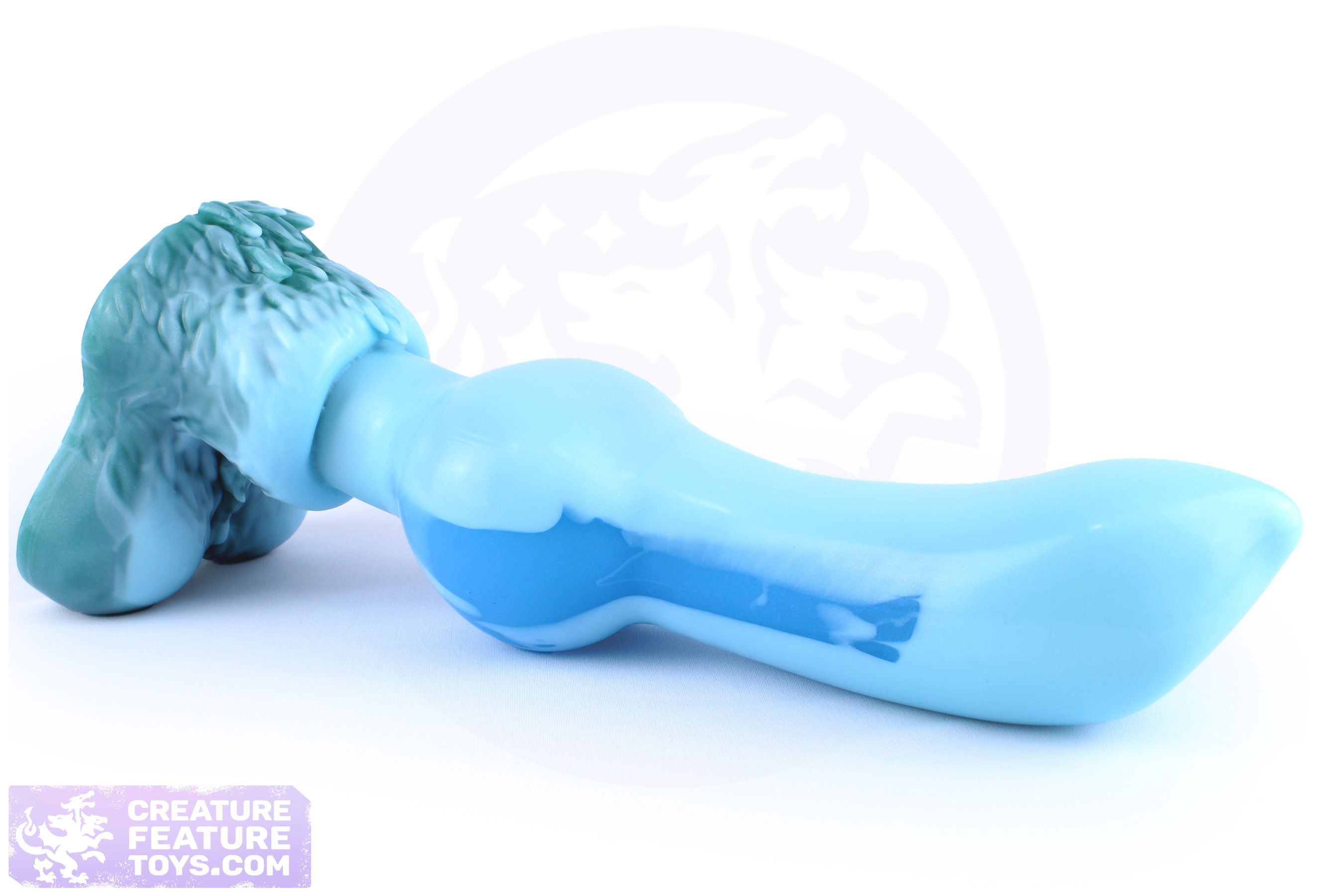 Pastel Blue, Shimmery UV Blue, Forest Green pour of Cyrus