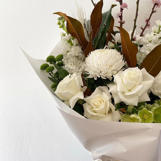 White and Green Bouquet