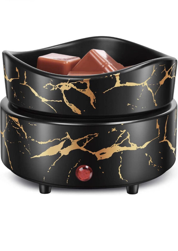 2-in 1 Luxurious Wax Melter, Electric Candle Warmer, 100% Safe, No Wick or Flame 