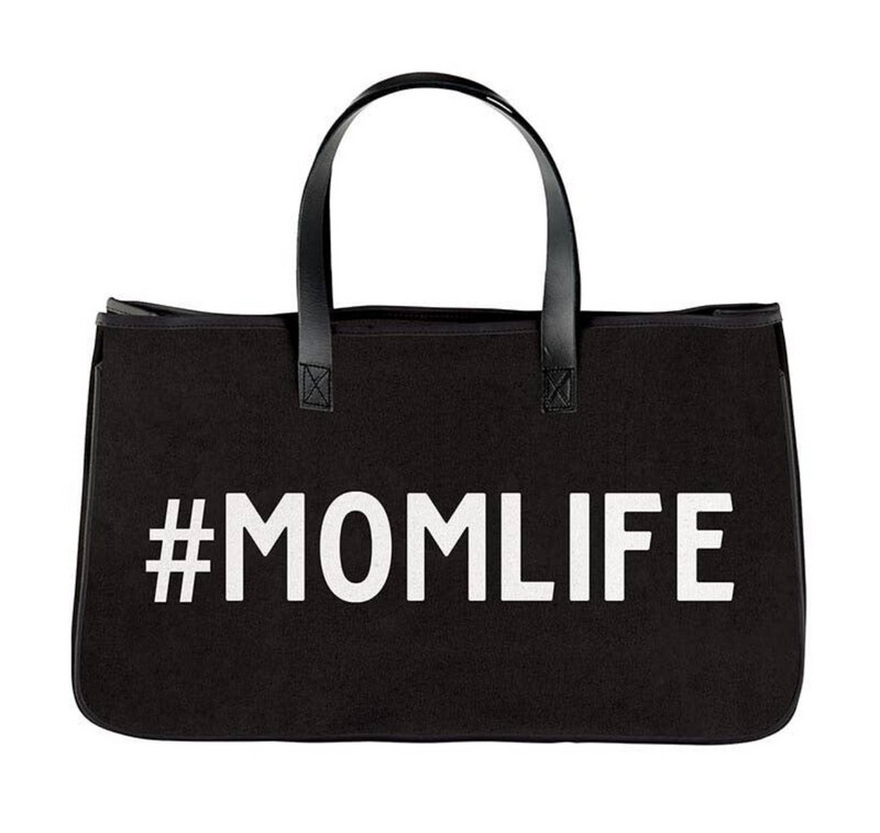 Canvas Tote: #MOMLIFE