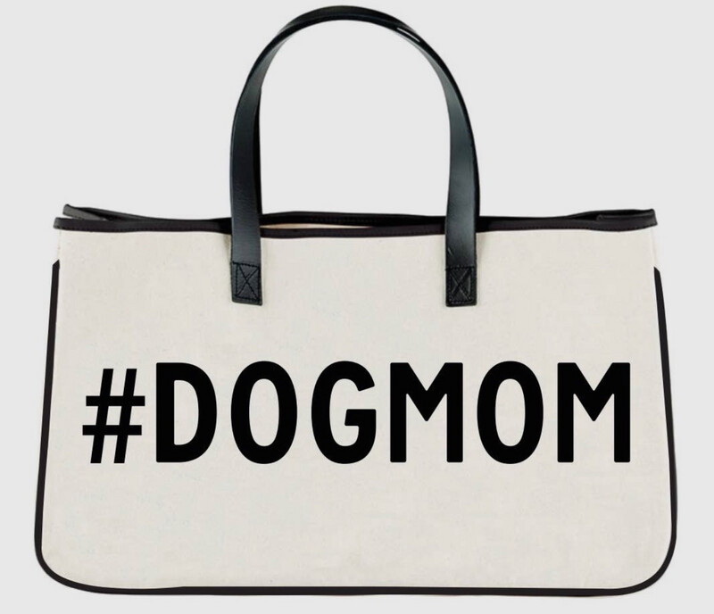 Canvas Tote: #DOGMOM