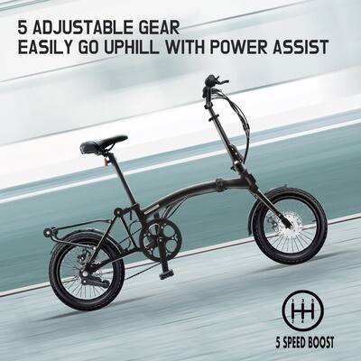 IGOGOMI  Alps  3 folding  3-Speed Electric  Bicycles
