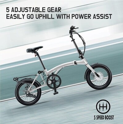 IGOGOMI  Alps  3 folding  3-Speed Electric Bicycles