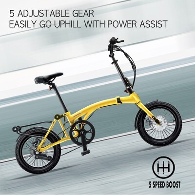 IGOGOMI  Alps  3 folding  3-Speed Electric Bicycles