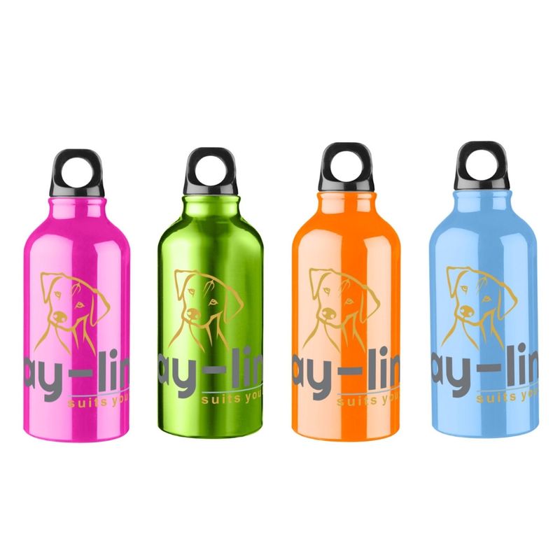 Kay-line Wasserflasche Aluminium 0,4 l mit Karabiner Kay-line Wasserflasche Aluminium 0,4 l mit Karabiner