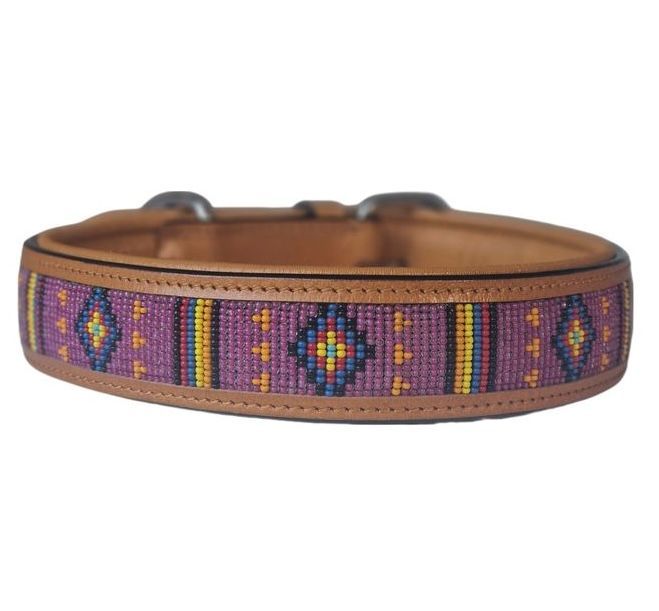 Leder Halsband  AFRICAN SUN