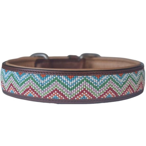Leder Halsband ZICZAC classy Leder Halsband ZICZAC classy