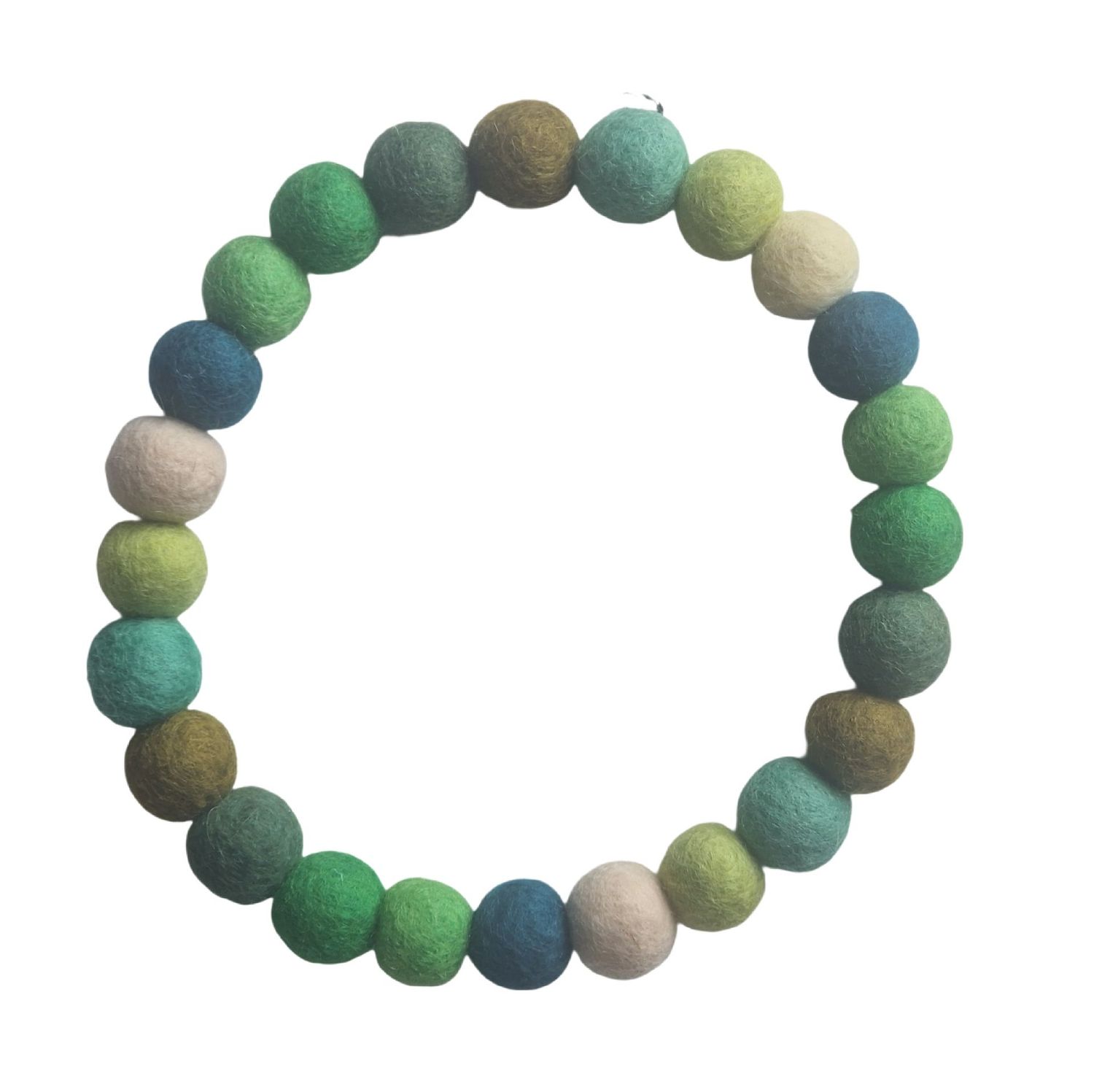 Boho Halskette  - fresh green