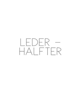 Leder Halfter