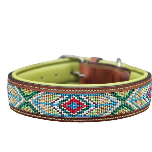 Leder Halsband SANDSTORM