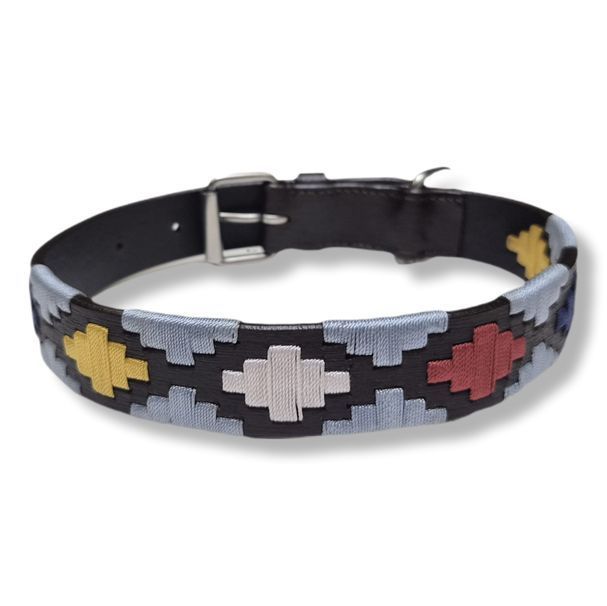 Leder Halsband CHUKKA - Bleu  new in