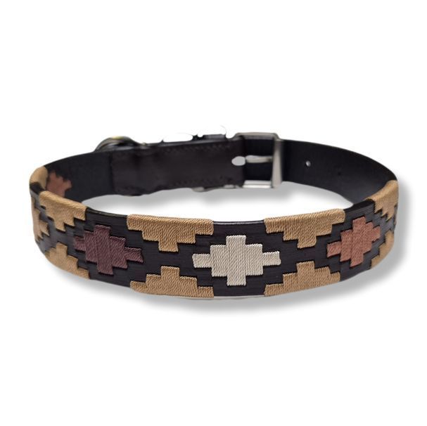 Leder Halsband CHUKKA - Karamell  new in