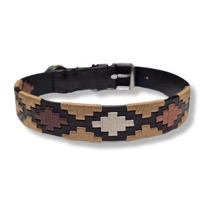 Leder Halsband CHUKKA - Karamell  new in