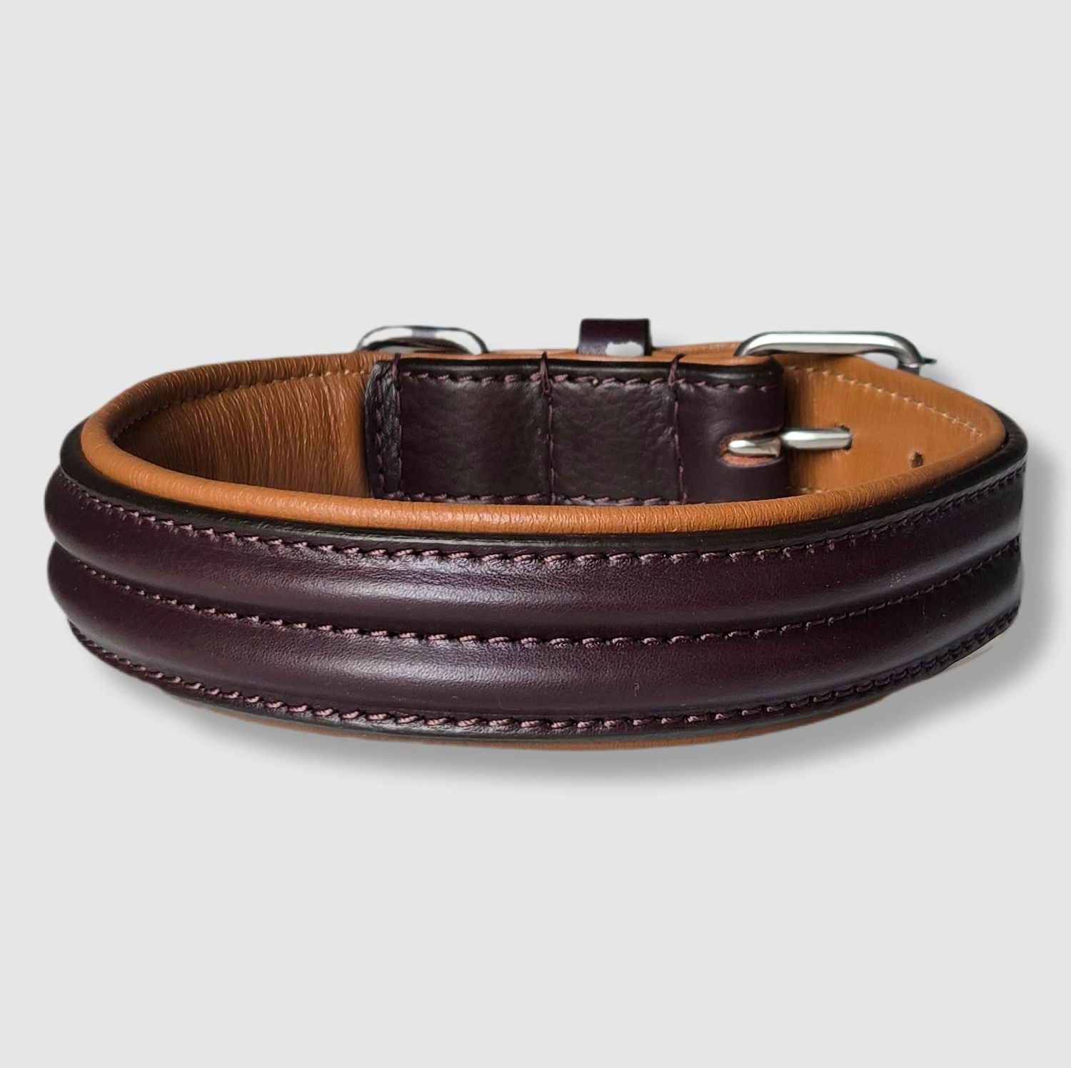 Leder Halsband PURE braun - new in