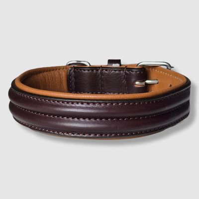 Leder Halsband PURE braun - new in