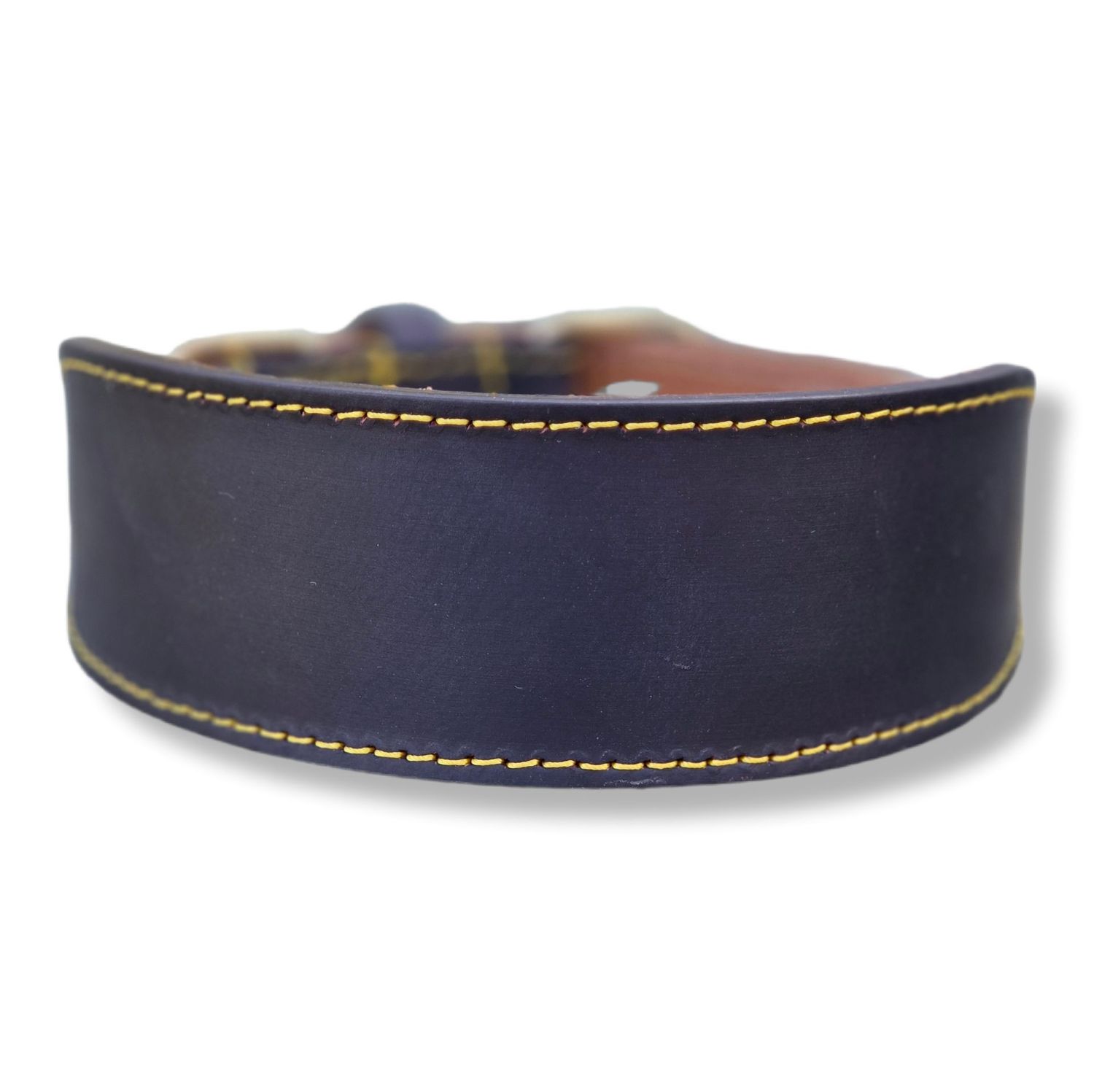 Windhund Leder Halsband PURE dunkelbraun -  NEW IN