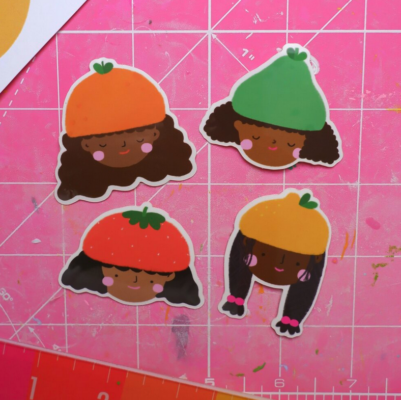 Happy Mart ladies sticker