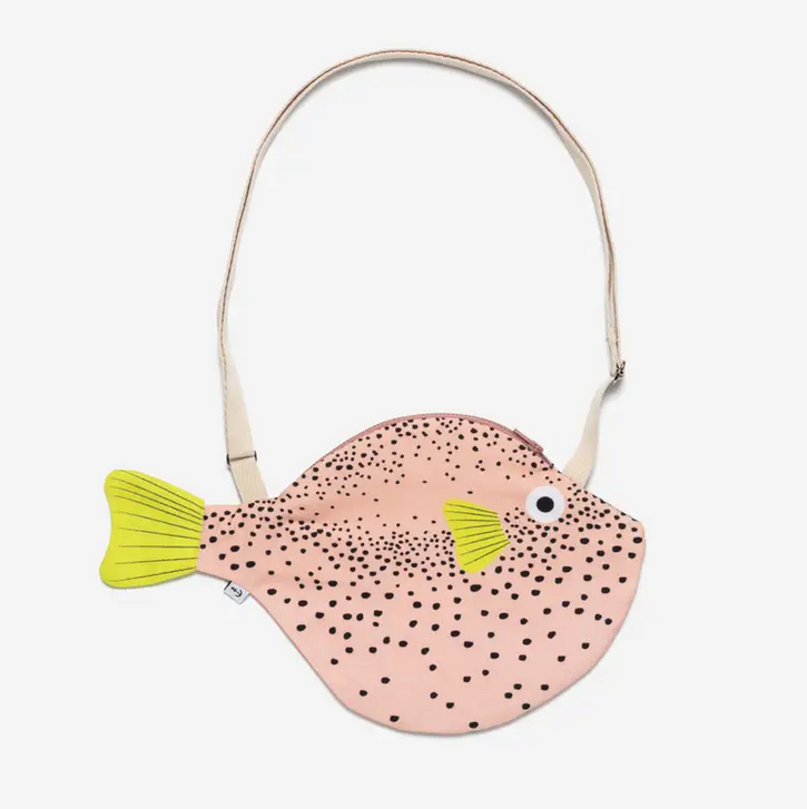 Don Fisher Pufferfish purse