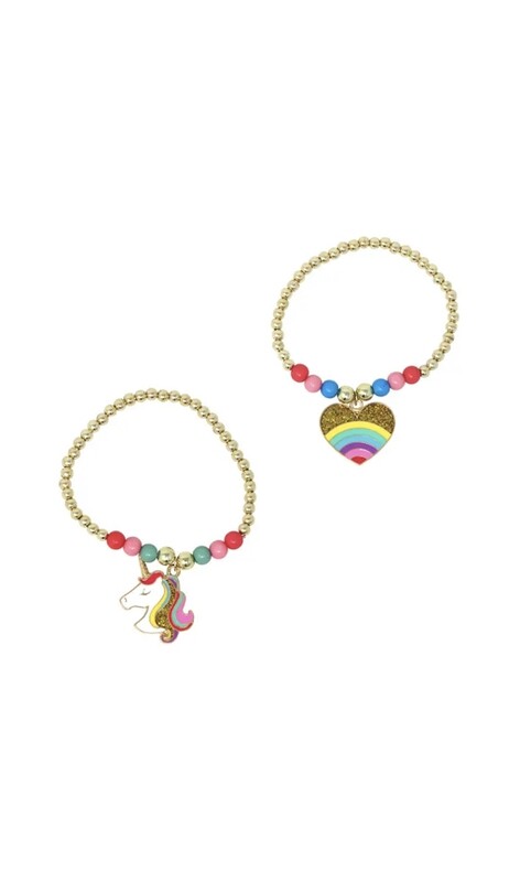 Pink Poppy Beaded Brac