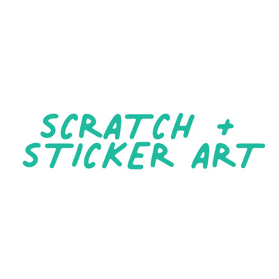 Scratch + Sticker Art