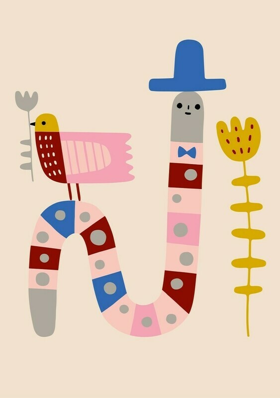 Petit Monkey Postcard