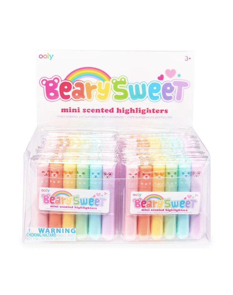 OOLY Beary Sweet mini highlighters 