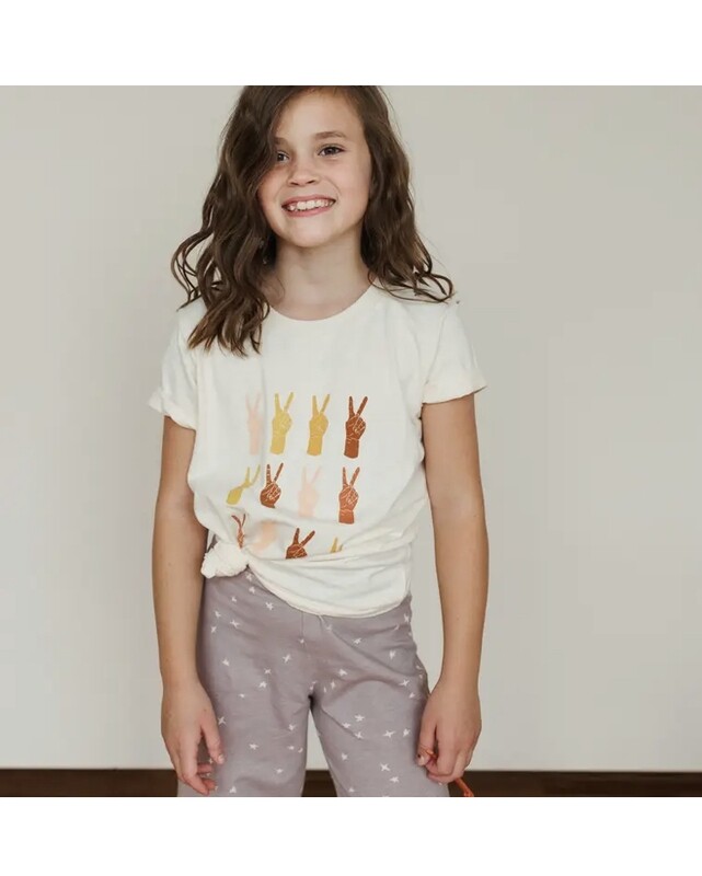 PP Peace Hand tees