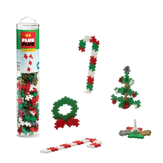 Plus-Plus 240pc Holiday Tube 