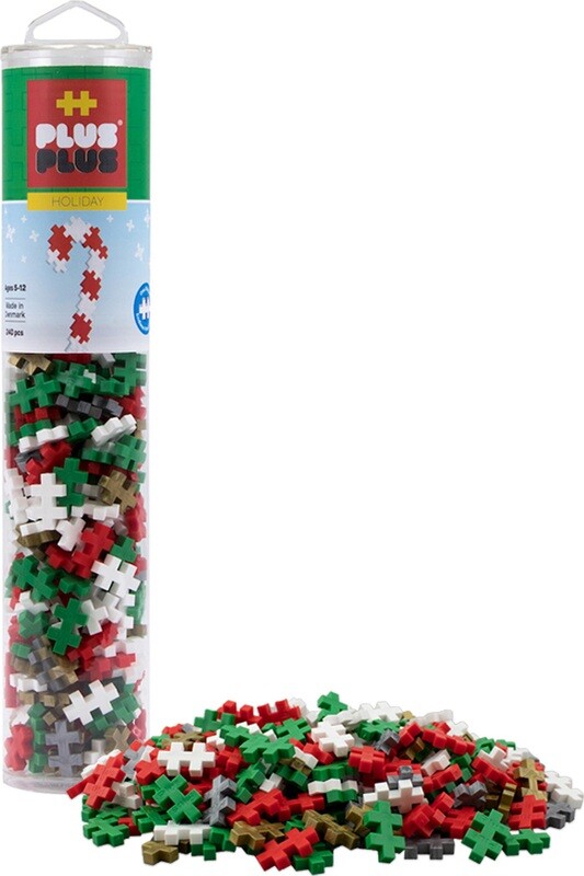 Plus-Plus 240pc Holiday Tube 