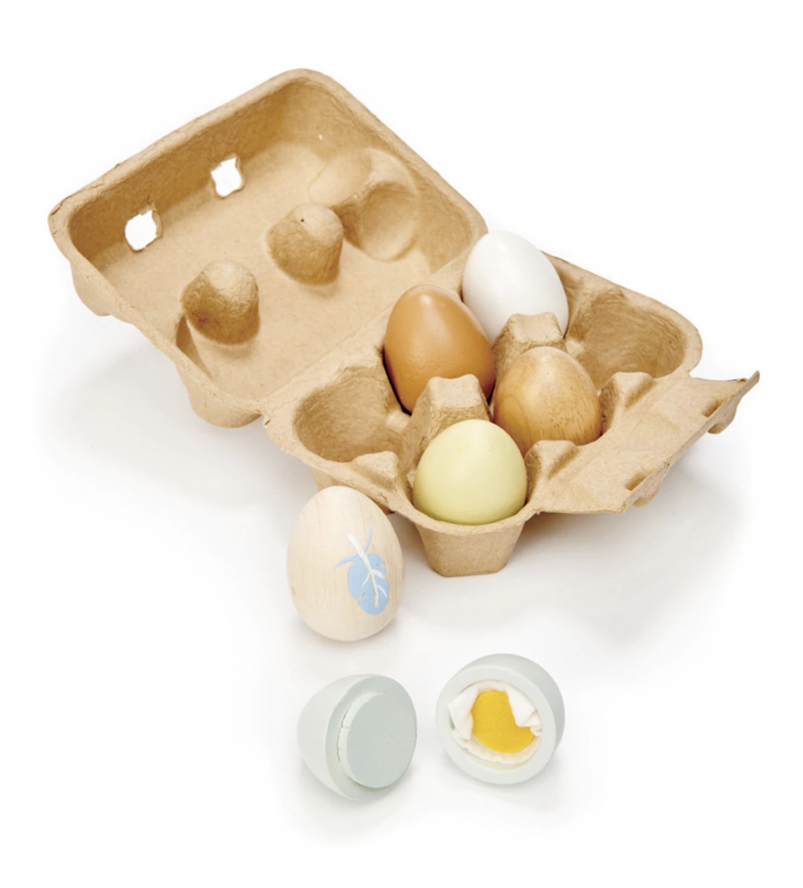 Tender Leaf Wooden Eggs