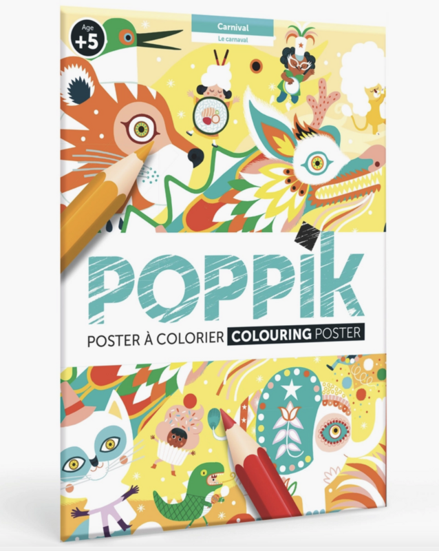 Poppik Carnival Coloring Panorama