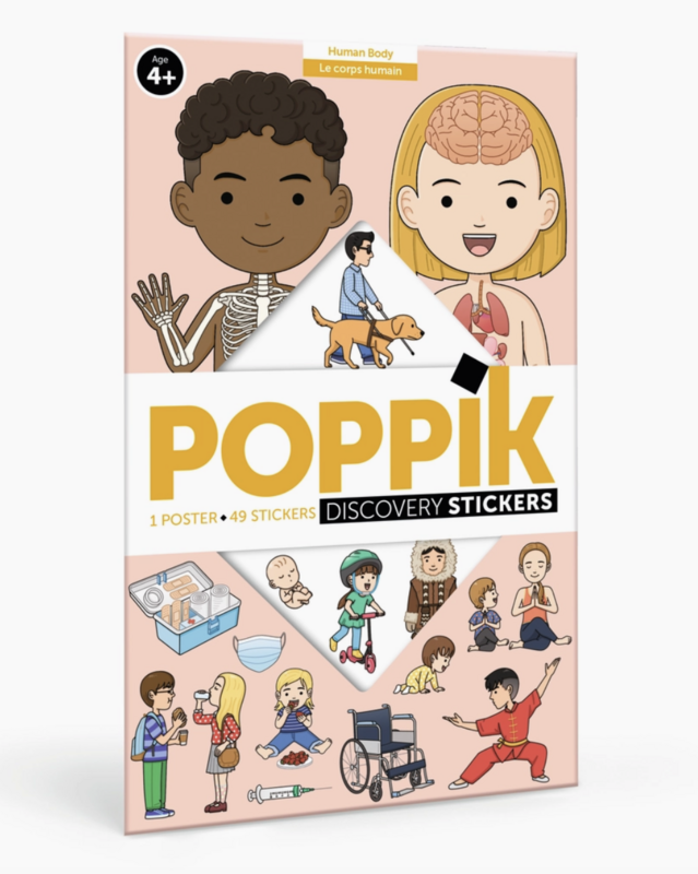 Poppik Human Body Discovery Poster