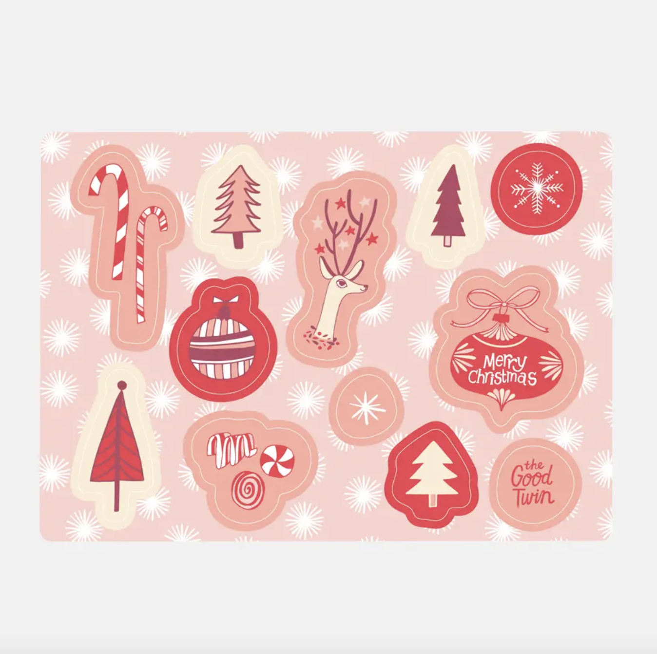 The Good Twin Holiday Sticker Sheet
