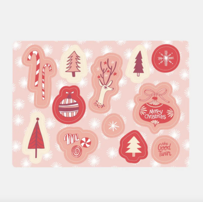 The Good Twin Holiday Sticker Sheet