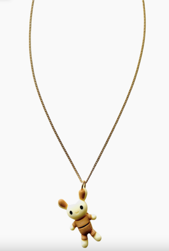Sadie&#39;s Moon Sweet Bunny Necklace