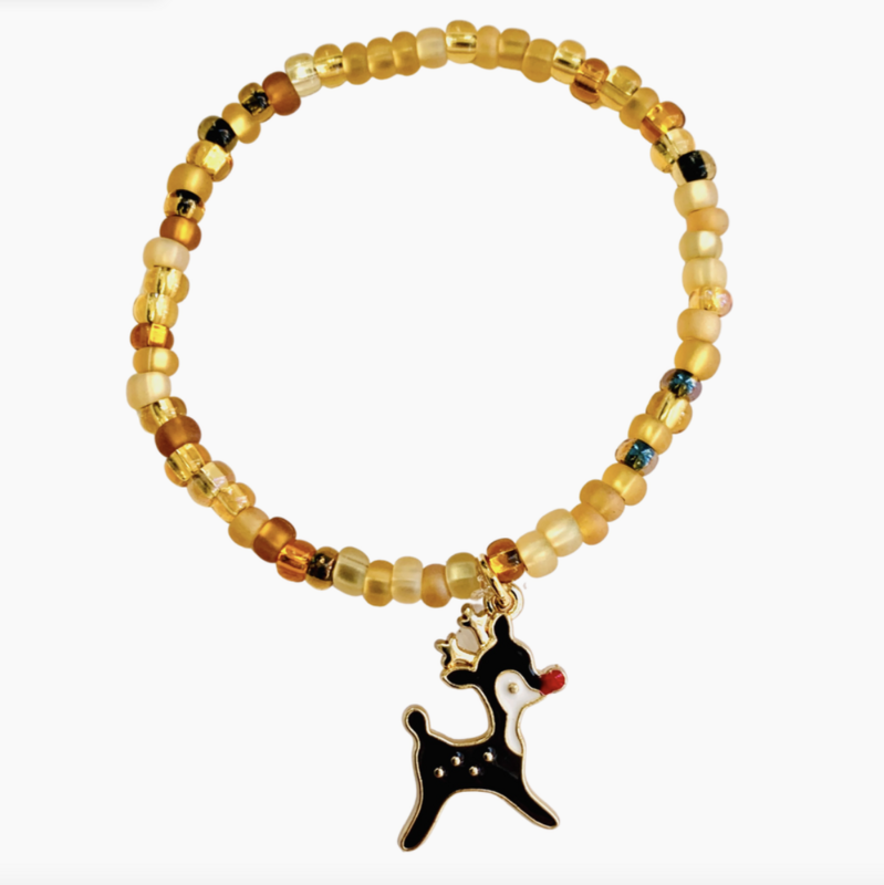 Sadie&#39;s Moon Reindeer Bracelet