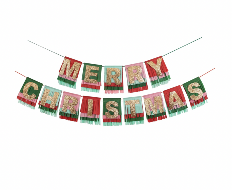 Meri Meri Merry Christmas Garland