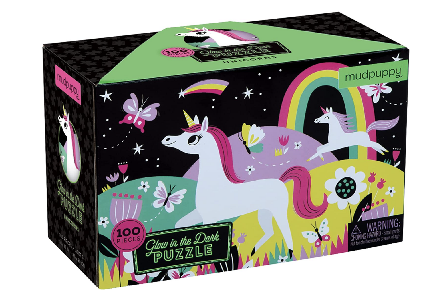 Chronicle Glow in the Dark Puzzle, Options: Unicorns