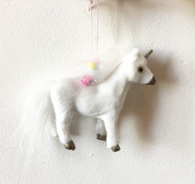 Cody Foster unicorn ornament
