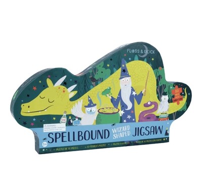 Floss &amp; Rock Spellbound 80pc Shaped Jigsaw with Shaped Box 