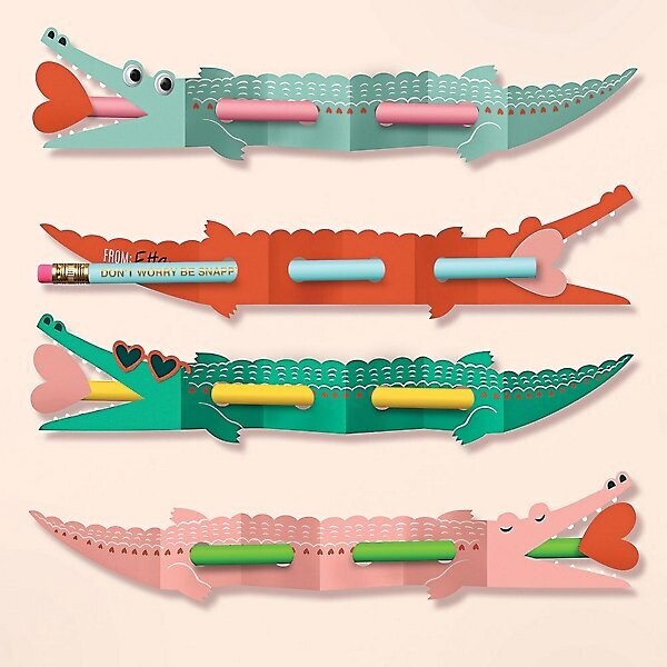 Paper Source Gator Valentines