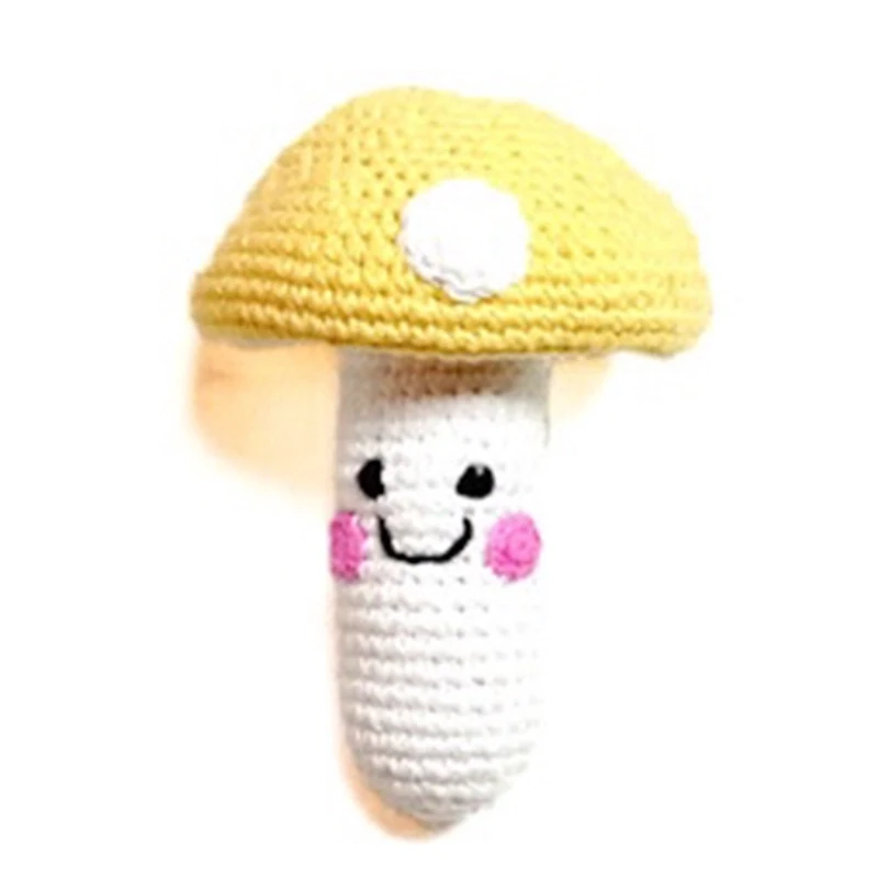 Pebble Mushroom Rattle Toy