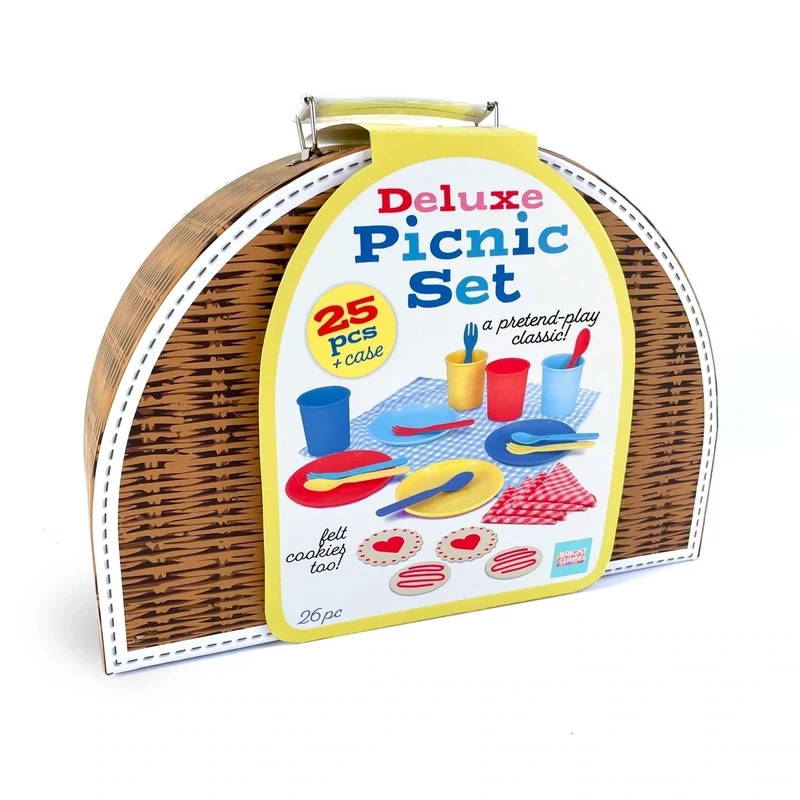 Bright Stripes Primary Picnic Set