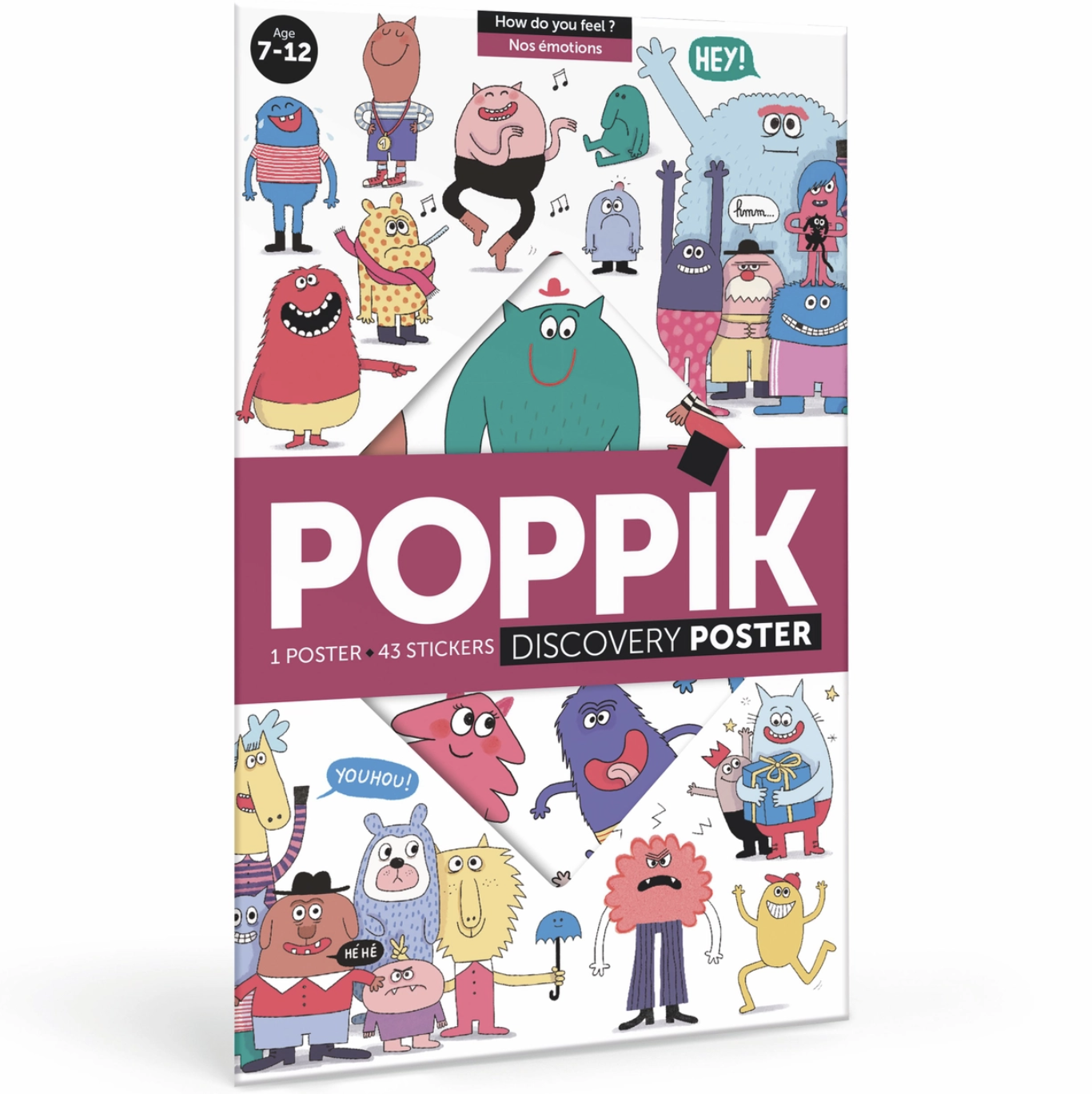 Poppik Emotions Education Sticker Poster