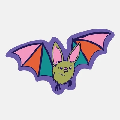 The Good Twin Party Bat Sticker 