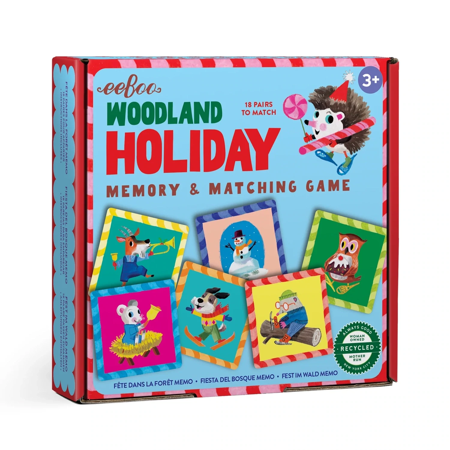Eeboo Holiday Matching and Memory Game