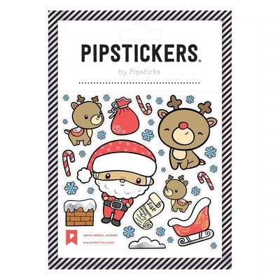 Pipsticks Santa Mental Sticker Sheet