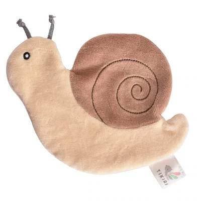 Tikiri Snail Organic Fabric with Crinkle